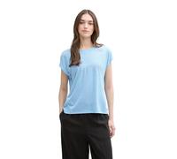 TOM TAILOR Denim 1045446 Camiseta, 37813-Blue White Stripe, L Mujeres