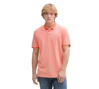 TOM TAILOR Denim 1045586 Polo, 37695-deep Fiery Orange Two Tone, XL Hombres