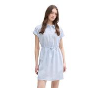 TOM TAILOR Denim 1045766 Vestido, 37254-white Blue Vertical Stripe, L Mujeres