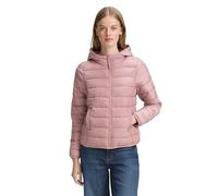 TOM TAILOR Denim Abrigo acolchado ligero con capucha para mujer, 26271 - Rosa brillante, XXL