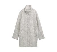 TOM TAILOR 1047539 Abrigo, 35878-White Black Boucle, L Mujeres