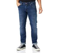 TOM TAILOR Denim, Aedan Slim Mid, Jeans, Hombre, Azul (Mid Stone Wash Denim), 33W / 36L