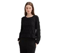 TOM TAILOR Denim Blusa de Mujer, 14482 Deep Black, XS