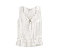 TOM Tailor Denim Blusa para Mujer con Porcentaje de Lino