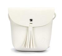 TOM TAILOR Denim Bolso de hombro Ida para mujer, pequeño, con solapa, blanco