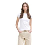 TOM TAILOR Denim Camiseta de Manga Corta raglán para Mujer, 20000 - White, M