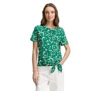 TOM TAILOR Denim Camiseta de Mujer, 37129 - Abstract Green Flower Print, L