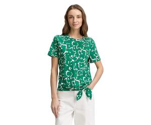 TOM TAILOR Denim Camiseta de Mujer, 37129 - Abstract Green Flower Print, L