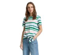TOM TAILOR Denim Camiseta de Mujer, 37161 - Multicolor Stripe, M