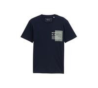 TOM TAILOR DENIM Camiseta navy / gris moteado L navy / gris moteado