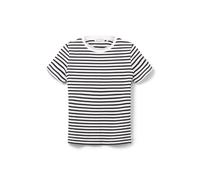 TOM TAILOR Denim Señoras Camiseta 1035867, 31641 - White Black Stripe, S
