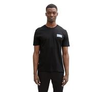 TOM TAILOR DENIM Camiseta ópalo / negro / blanco, Talla M