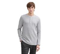 TOM TAILOR Denim Camiseta para Hombre, 15398 Light Stone Grey Melange - Juego de Mesa, M