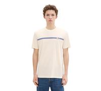 TOM TAILOR Denim Camiseta para Hombre, Gardenia White 10348 - Juego de Mesa, L