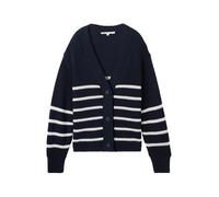 TOM TAILOR DENIM Cárdigan navy / blanco L EUR