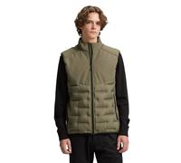 TOM TAILOR Denim Chaleco para hombre, 11848 Jungle Soil Green, XXL