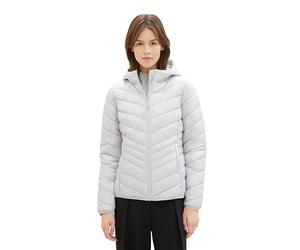 Tom Tailor Denim Chaqueta para Mujer, 11074 - Gris Plata, XS