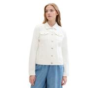 TOM TAILOR Denim Chaqueta vaquera básica para mujer, 22569 - Unbleached Natural Bull Denim, XL