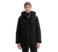 TOM TAILOR Denim Hombre 1042268 Parka 29999-Black L, 29999 - Black, L