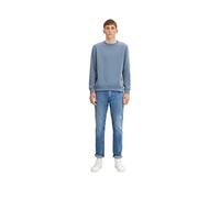 TOM TAILOR Denim Hombre Adean Straight Jeans 1032754, 10122 - Destroyed Light Stone Blue Denim, 33W / 34L