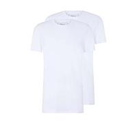 TOM TAILOR Denim Hombre Camisetas en paquete doble 1030692, 20000 - White, XL