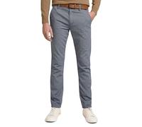 TOM TAILOR Denim Hombre Chino recto estructurado 1016072, 21439 - Two Colored Navy Design, 33W / 34L