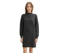 TOM TAILOR Denim Mini Vestido de Punto para Mujer 1043984 con Cuello Alto, Shale Grey Melange 10522 - Juego de Mesa [Importado de Alemania], XXL