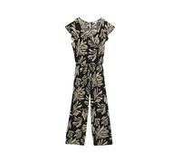 TOM TAILOR Denim Mono Culotte para mujer, 37993 - Abstract Black Beige Print, M