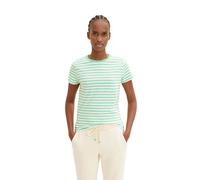 TOM TAILOR DENIM Mujer Camiseta Modern Stripe - Relaxed Fit XS S M L XL XXL