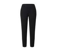 TOM TAILOR Señoras Pantalones de corte relajado con cintura elástica 1021175, 14482 - Deep Black, S
