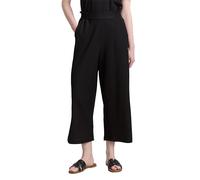 TOM TAILOR Denim Pantalones Culotte de Cintura Alta para Mujer, 14482 Deep Black, XXL