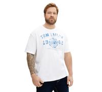 TOM TAILOR Denim Plussize Basic Logo Men+ Camiseta para Hombre