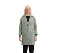 TOM TAILOR Denim Señoras Abrigo 1032676, 30569 - Green Dust Herringbone, L
