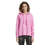 TOM TAILOR Denim 1016464 Acogedora sudadera con capucha para Mujer, Rosa (21347 - Wild Orchid Pink), M