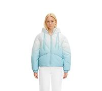 TOM TAILOR Denim Señoras Chaqueta con capucha 1032686, 30270 - Bright Reef Colorflow, M