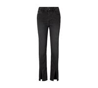 TOM TAILOR Denim Señoras Emma Jeans con Ranura 1034173, 10250 - Used Dark Stone Black Denim, 25
