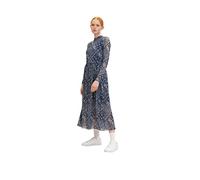 TOM TAILOR Denim Señoras Vestido Midi de Flores 1024509, 30203 - Blue White Bandana Print, XS
