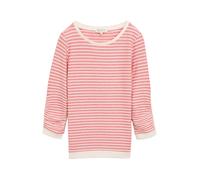TOM TAILOR DENIM Sudadera rojo claro / blanco XS rojo claro / blanco