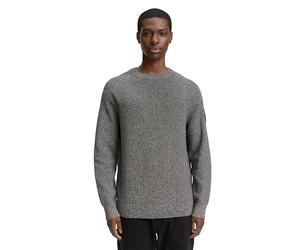 TOM TAILOR Denim Suéter para Hombre, 32776 Black Salt and Pepper Mouline, L