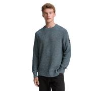 TOM TAILOR Denim Suéter para Hombre, 38694 Deep Pond Green Mouline, XXL