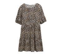 TOM TAILOR DENIM Vestido caramelo / negro / blanco 38 caramelo / negro / blanco