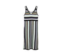 TOM TAILOR Denim Vestido Midi de Rayas para Mujer, 38000 - Multicolor Stripe, M