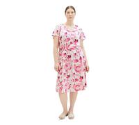 TOM TAILOR Dress 1037301 Vestido, 31803/Pink Shapes Design, 52 Grande para Mujer