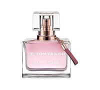 Tom Tailor® Happy To Be Eau de Parfum Natural Spray | Fragancia floriental con pomelo, limón, jazmín, vainilla y sándalo, 100% vegano, para mujeres seguras de sí mismas