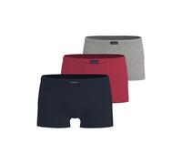 TOM TAILOR Calzoncillo boxer azul oscuro / gris moteado / rojo claro M-L azul oscuro / gris moteado / rojo claro