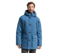 TOM TAILOR Hombre 1046972 Parka 38224-Real Teal Blue, M, 38224 - Real Teal Blue, M