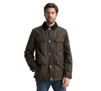 TOM TAILOR Hombre 1048278 Chaqueta, 38836-Dark Brown Melange, S, 38836 - Dark Brown Melange, S