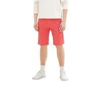 TOM TAILOR Hombre Bermudas Pantalones Cortos 1035037, 31045 - Soft Berry Red, 40
