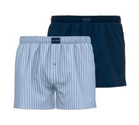 Tom Tailor Hombre Boxers Shorts - Tejido,2er Paquete - Pure Algodón,Westside C,