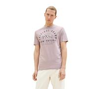 TOM TAILOR Hombre Camiseta 1035549, 31508 - Velvet Rose Fine Stripe, 3XL